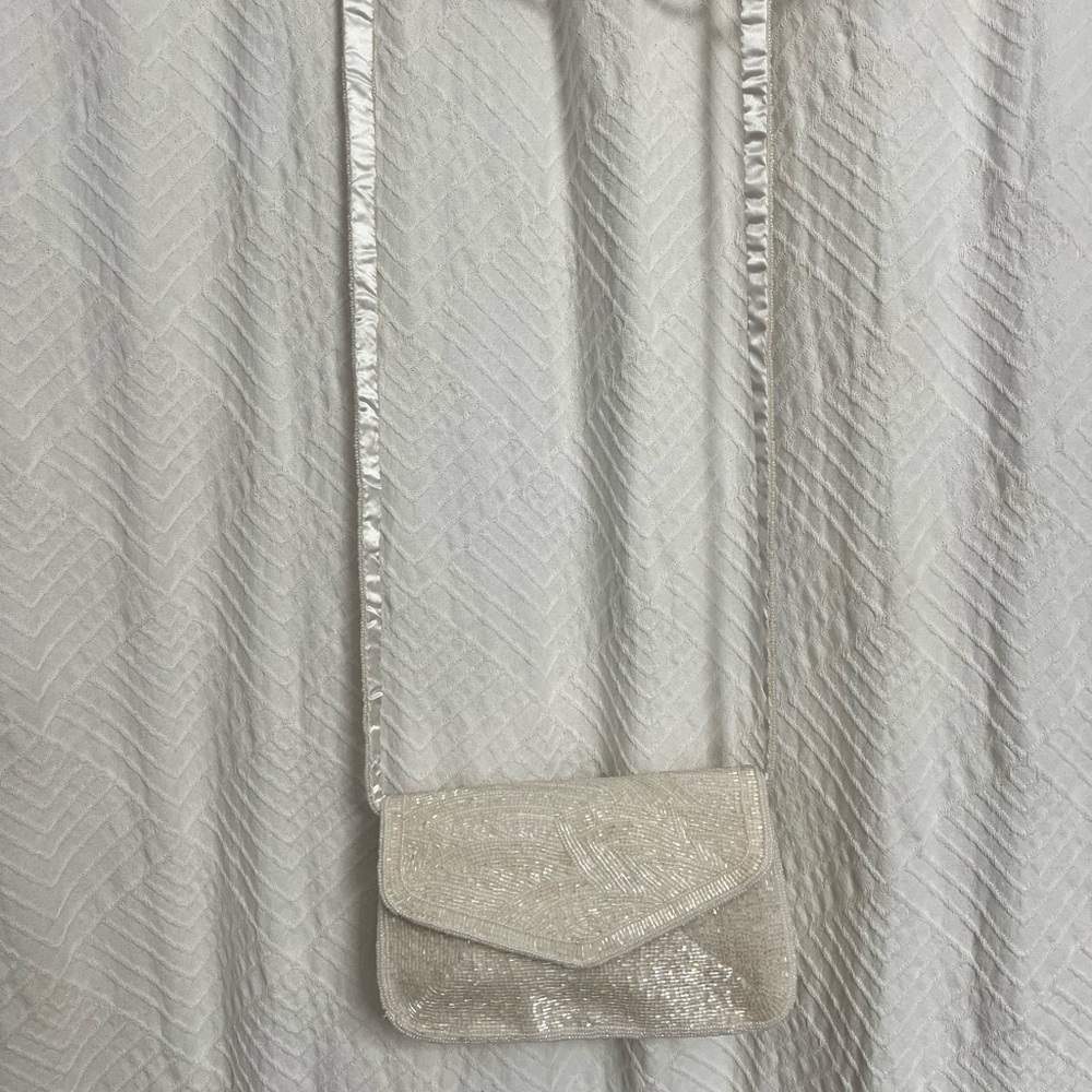 Elegant Vintage Carla Marchi Beaded Crossbody Bag
